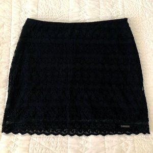 Dark Blue Mini Skirt